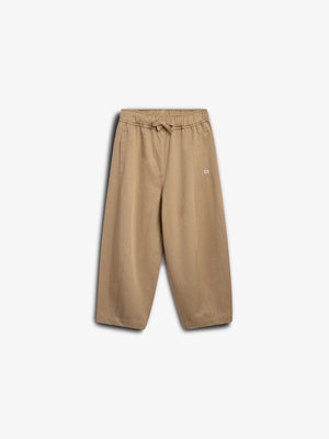 Tencel broek met barrel-pijpen - Tween - Beige | 100135 Asta