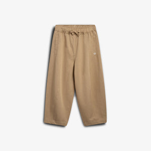 Tencel broek met barrel-pijpen - Tween - Beige | 100135 Asta