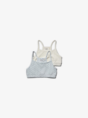 Crop top 2-pack - Blue | 100150 Clara