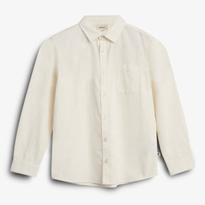 Linnen overhemd - Tween - Off white | 100170 Pelle