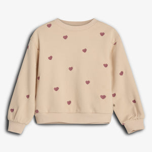 Sweatshirt met borduursel - Tween - Rose | 100415 Liva