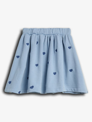 Rok met borduursel - Blue | 100195 Liva