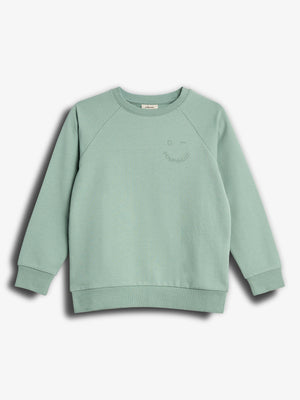 Crewneck sweatshirt - Tween - Green | 100365 Ryan
