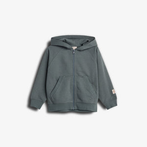 Klassieke hoodie met rits - Kids - Petrol | 100218 Felix
