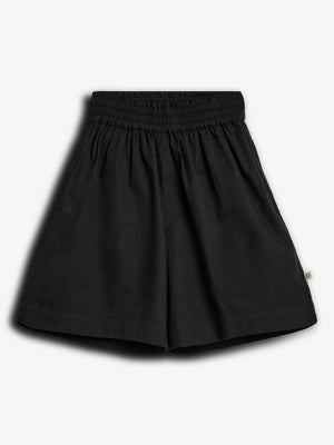 Baggy poplin shorts - Tween - Black | 100221 Laura