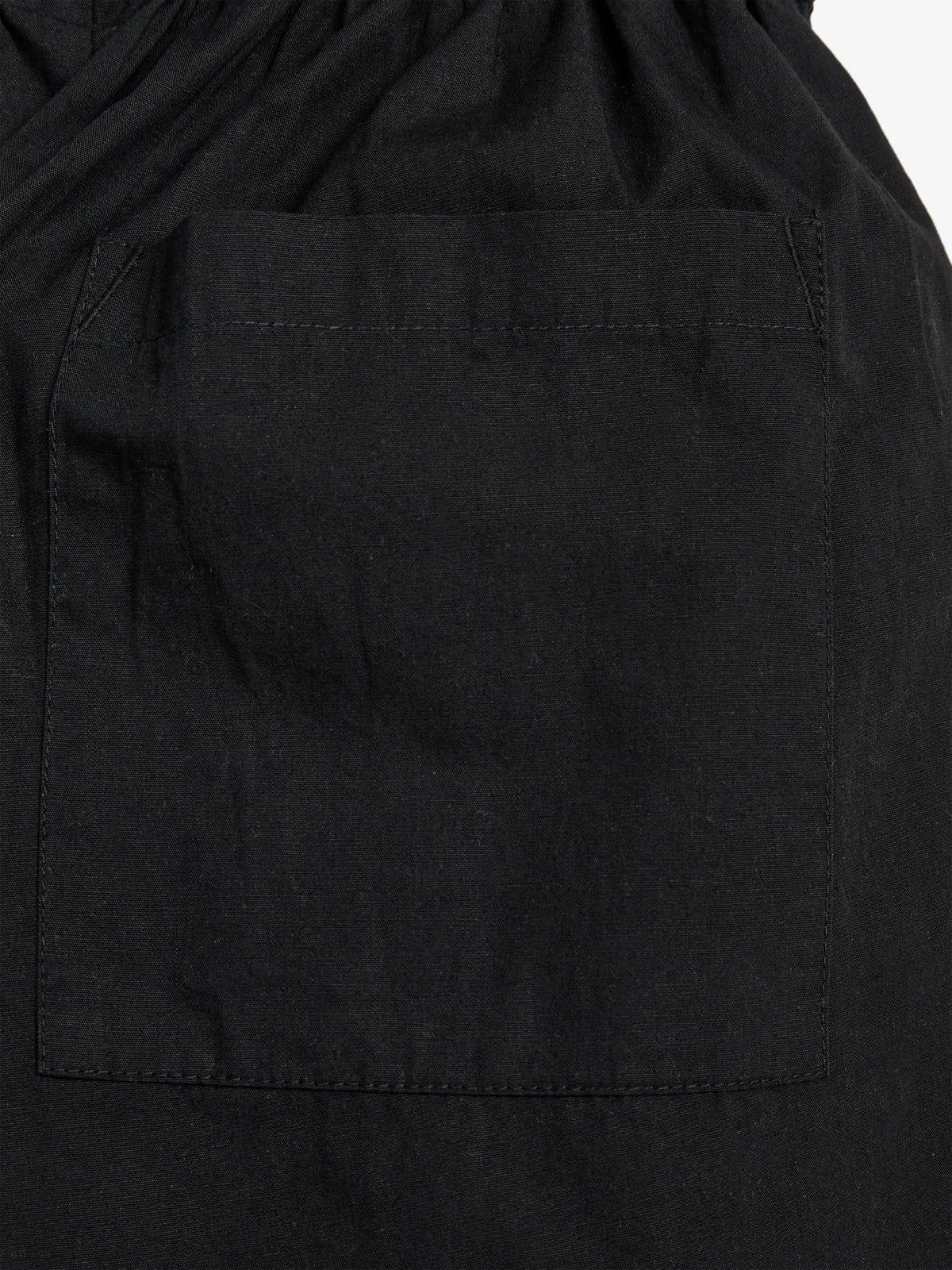 Baggy poplin shorts - Tween - Black | 100221 Laura