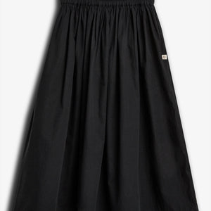 Poplin rok op theelengte - Tween - Black | 100225 Laura