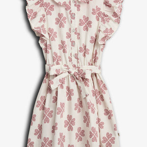 Overhemdjurk met hartjesprint - Off White / Blush | 100236 Cloe