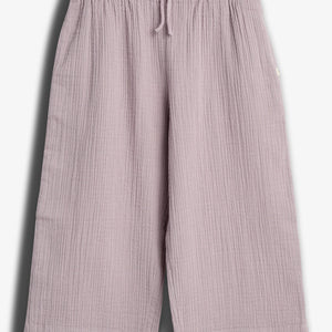 Musselin cropped broek - Purple | 100242 Ella