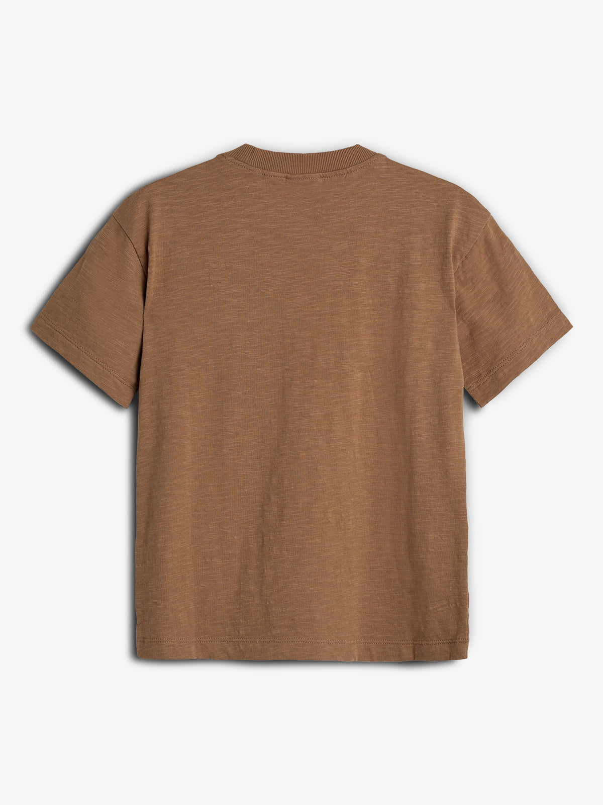 Slub jersey T-shirt met borstzak - French Beige | 100251 Emil