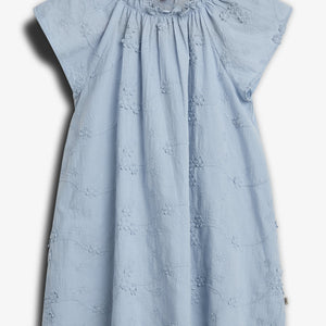 Jurk met 3D-borduursel - Blue | 100296 Evelyn