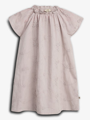 Jurk met 3D-borduursel - Light Purple | 100297 Evelyn