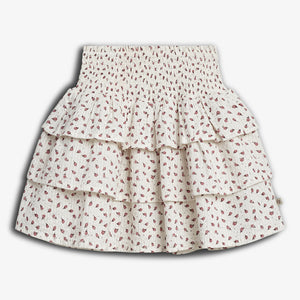 Rok met bloemenprint en ruches - Blush Flower | 100302 Annie