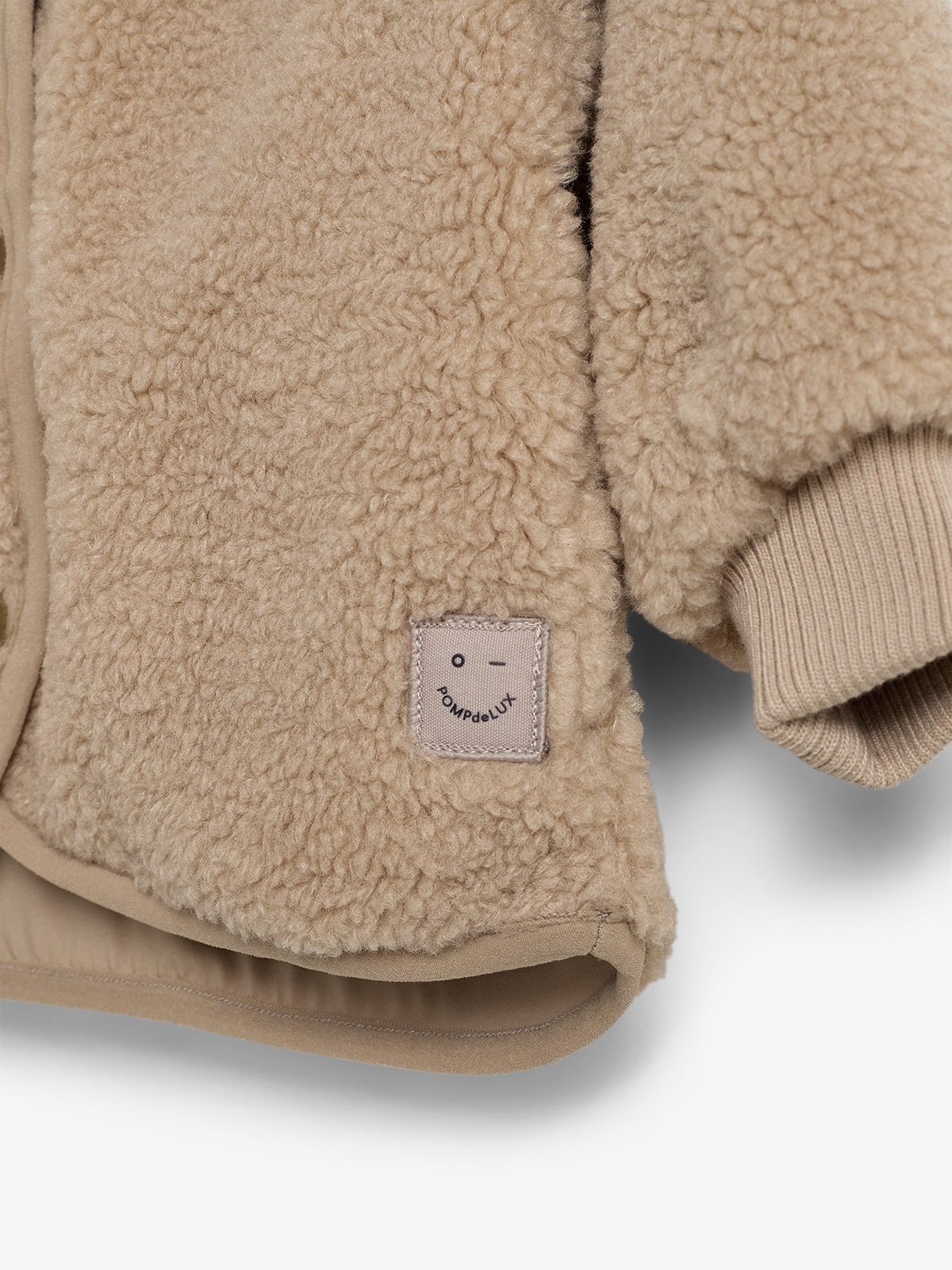 Teddyjas met capuchon - Little - Beige