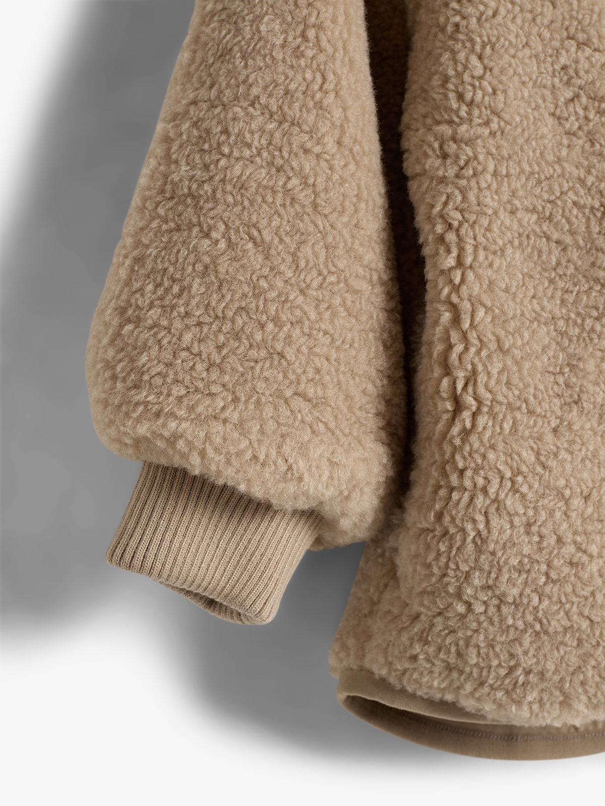 Teddyjas met capuchon - Little - Beige