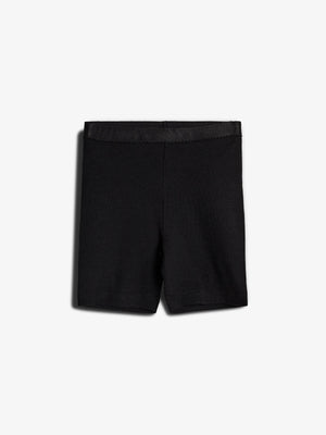 Modal rib korte legging - Black | 100332 Fiona