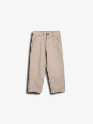 Canvas broek - Kids - Greige | 100115 Dereck