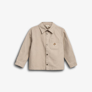 Canvas Overshirt  - Tween - Greige | 100344 Dereck