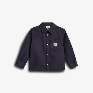 Canvas Overshirt - Kids - Navy | 100128 Dereck