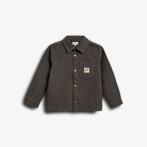 Canvas Overshirt  - Tween - Dark Grey | 100346 Dereck