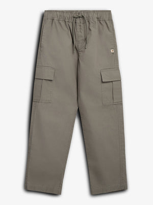 Poplin cargobroek - Tween - Green Smoke | 100351 Sixten