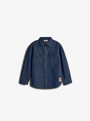Denim overhemd - Kids - Dark Blue Denim | 100176 Delhi