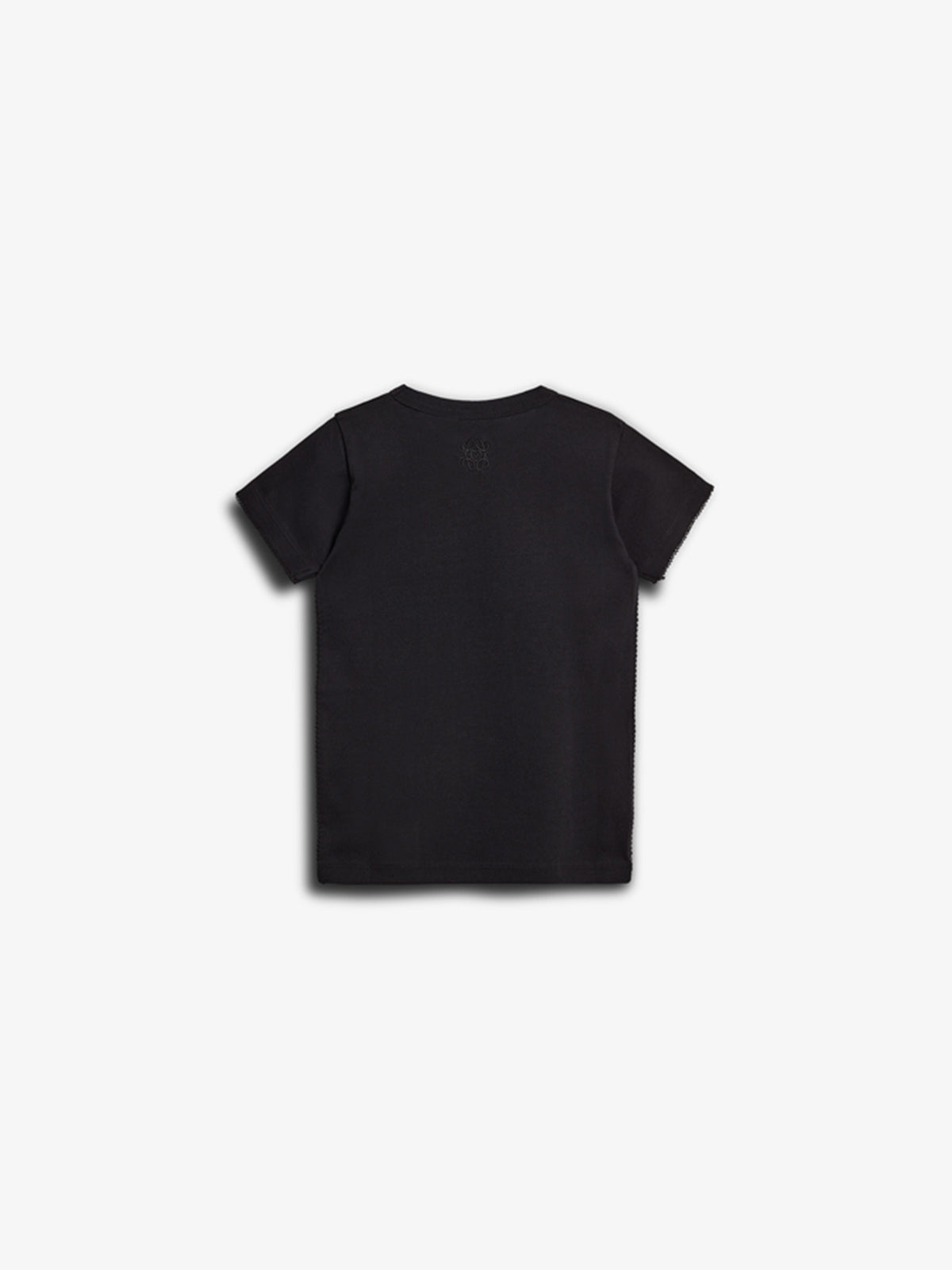 Getailleerd T-shirt met picotsteek - Tween - Black | 100379 Tina