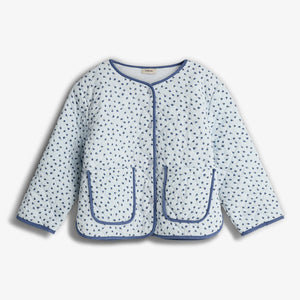 Gewatteerd jack - Blue Flower | 100314 Maja