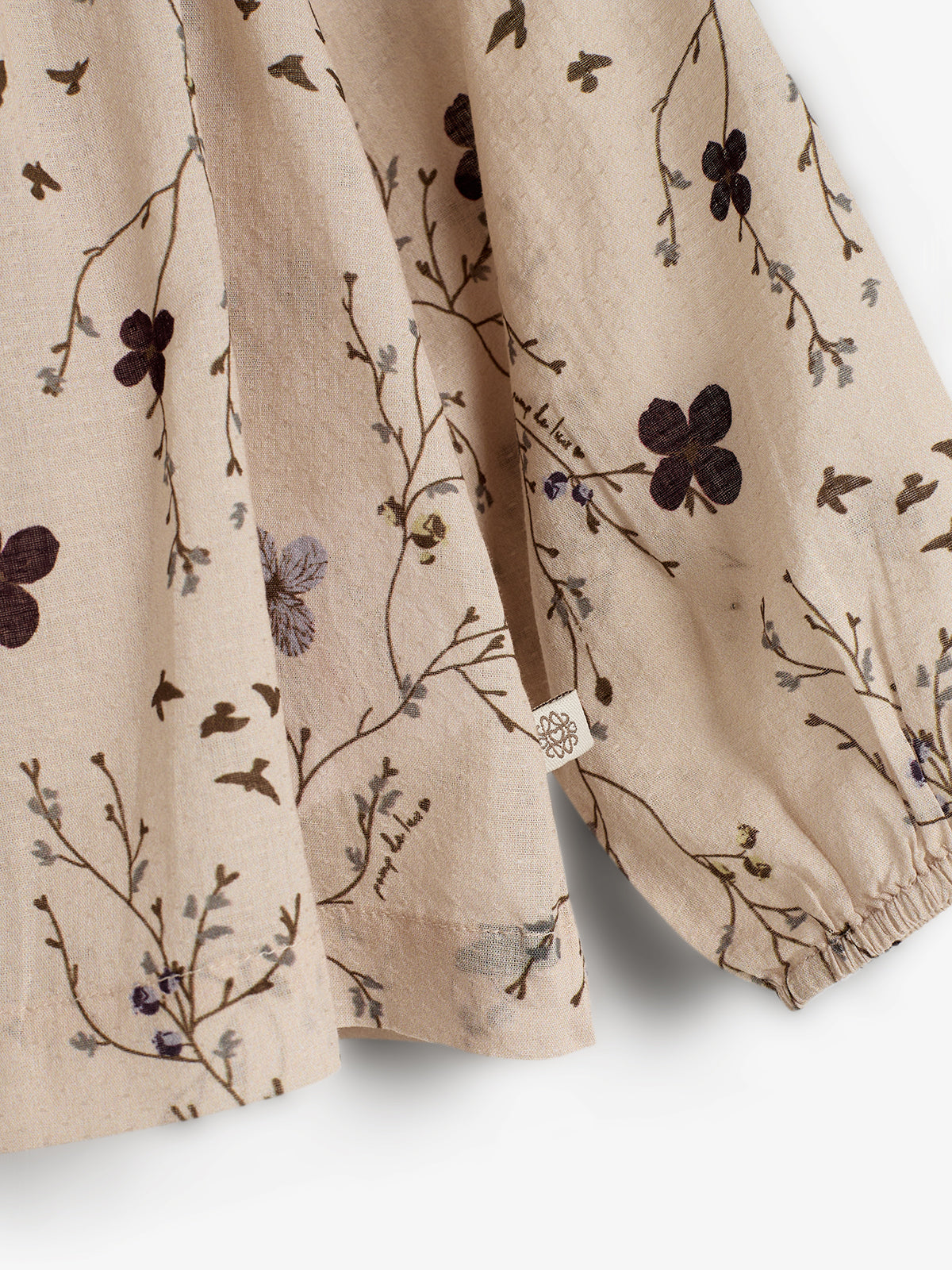 Tuniek met bloemenprint - Little - Moonlight/Purple