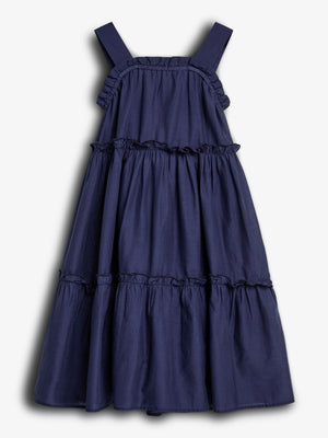 Gelaagde jurk - Navy | 100490 Hazel