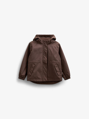 Shell-jas met trekkoord - Tween - Chocolate | 100498 Lucy