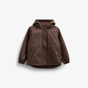 Shell-jas met trekkoord - Tween - Chocolate | 100498 Lucy