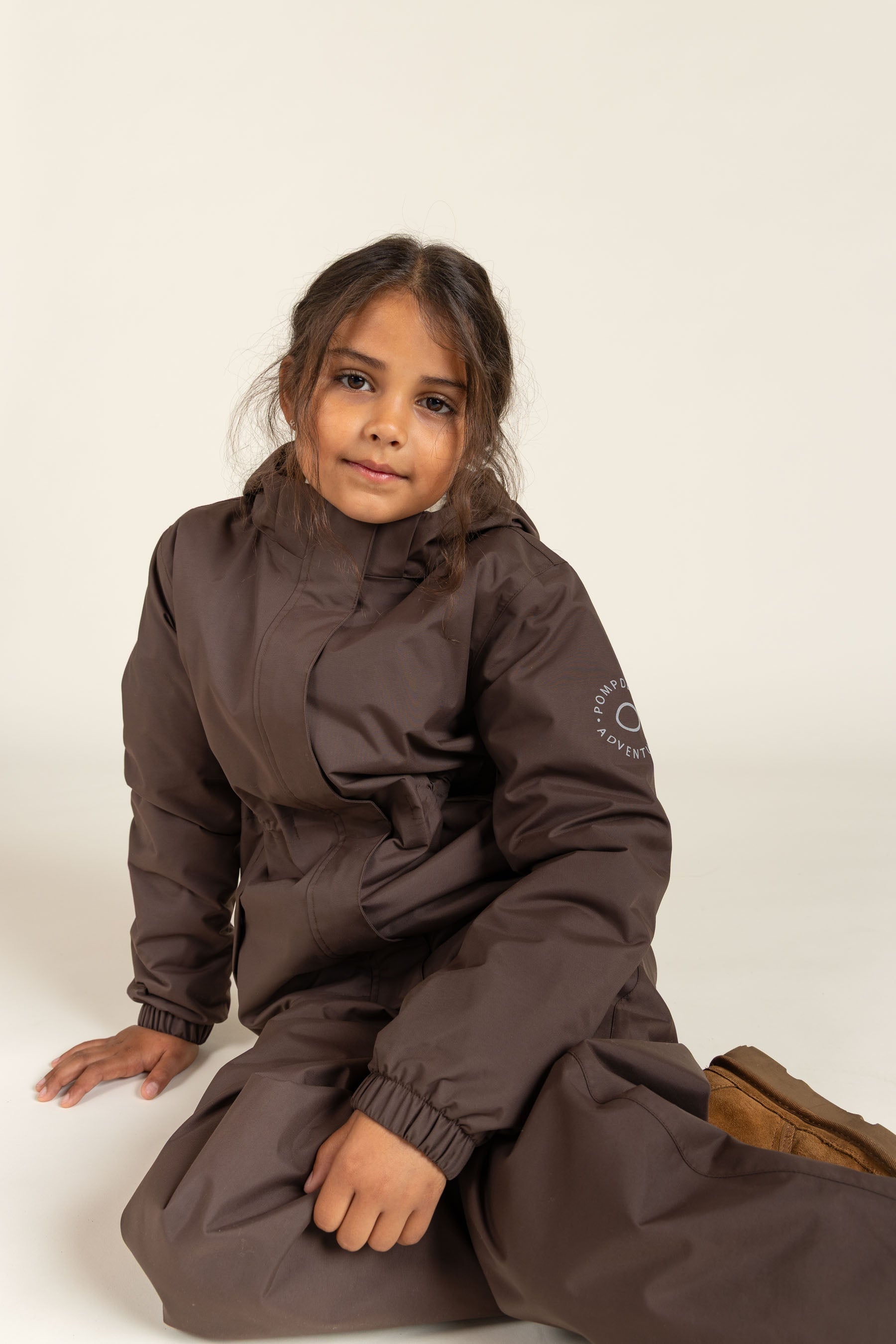 Shell-jas met trekkoord - Tween - Chocolate | 100498 Lucy