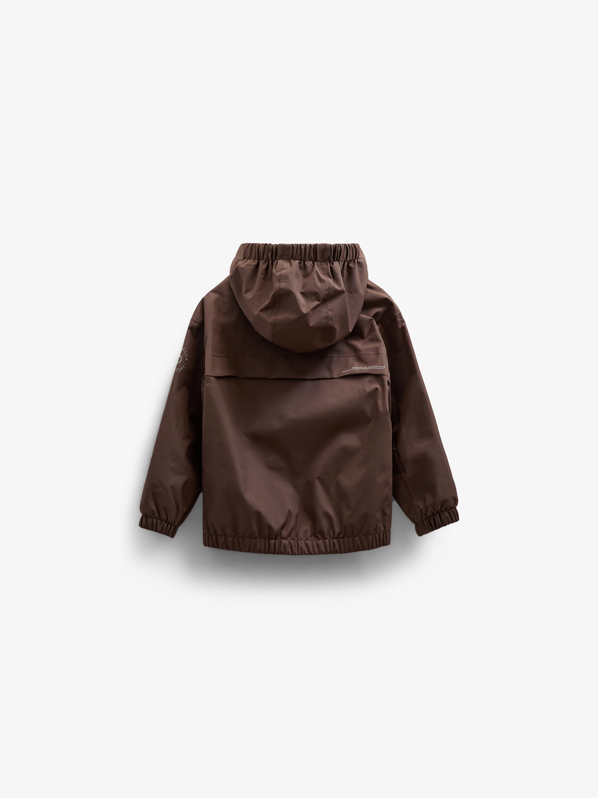 Shell-jas met opgestikte zak - Tween - Chocolate | 100500 Luke