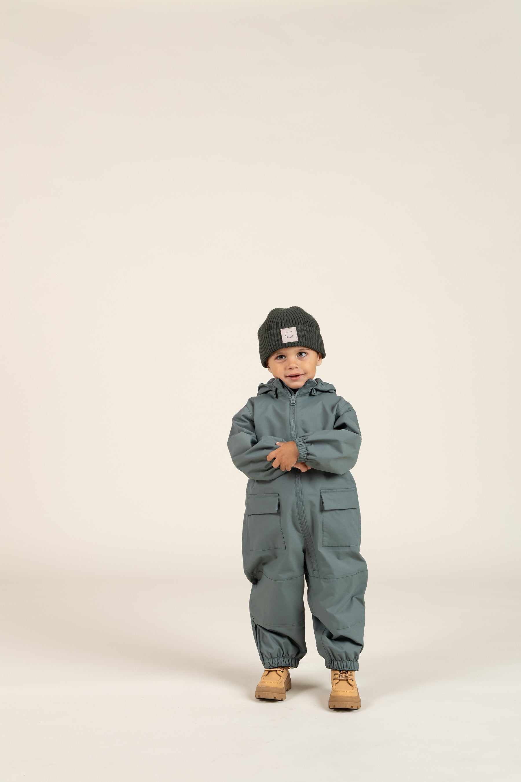 Geribde muts - Kids - Dark Green