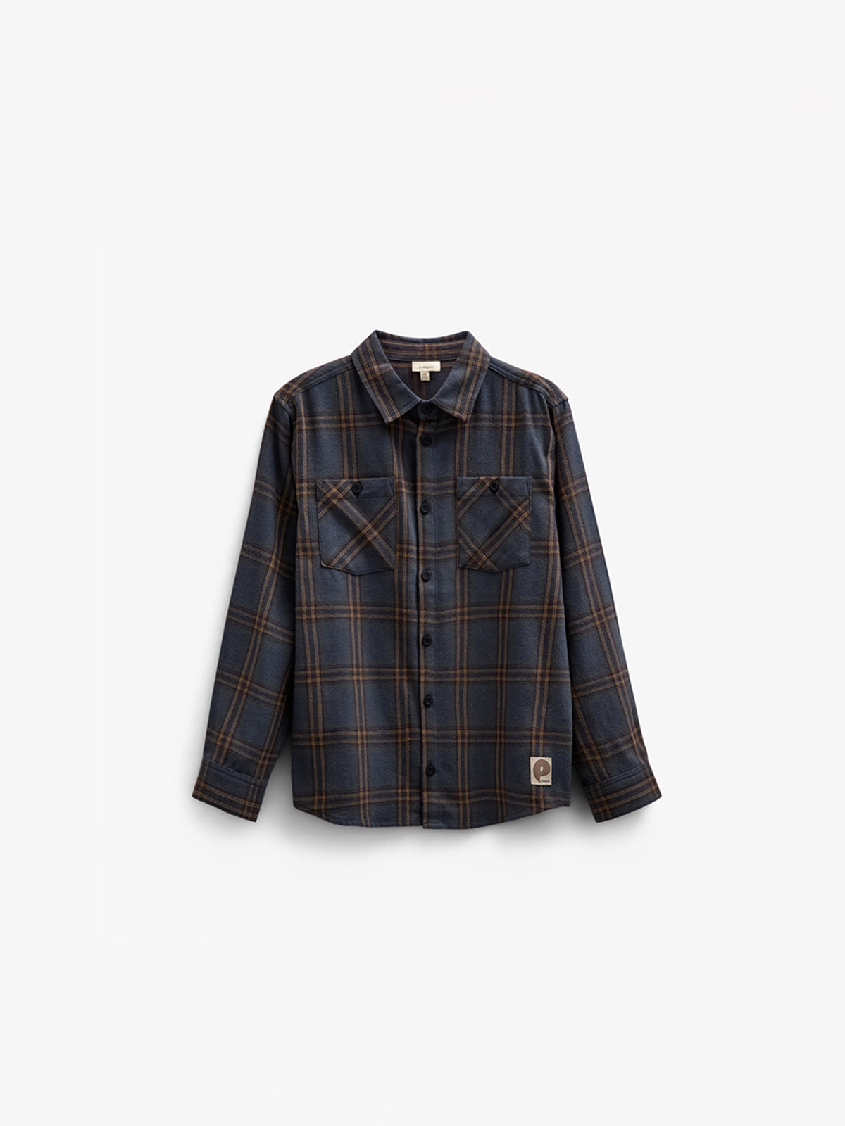 Geruit flanellen overhemd - Tween - Navy Check | 100528 Henry