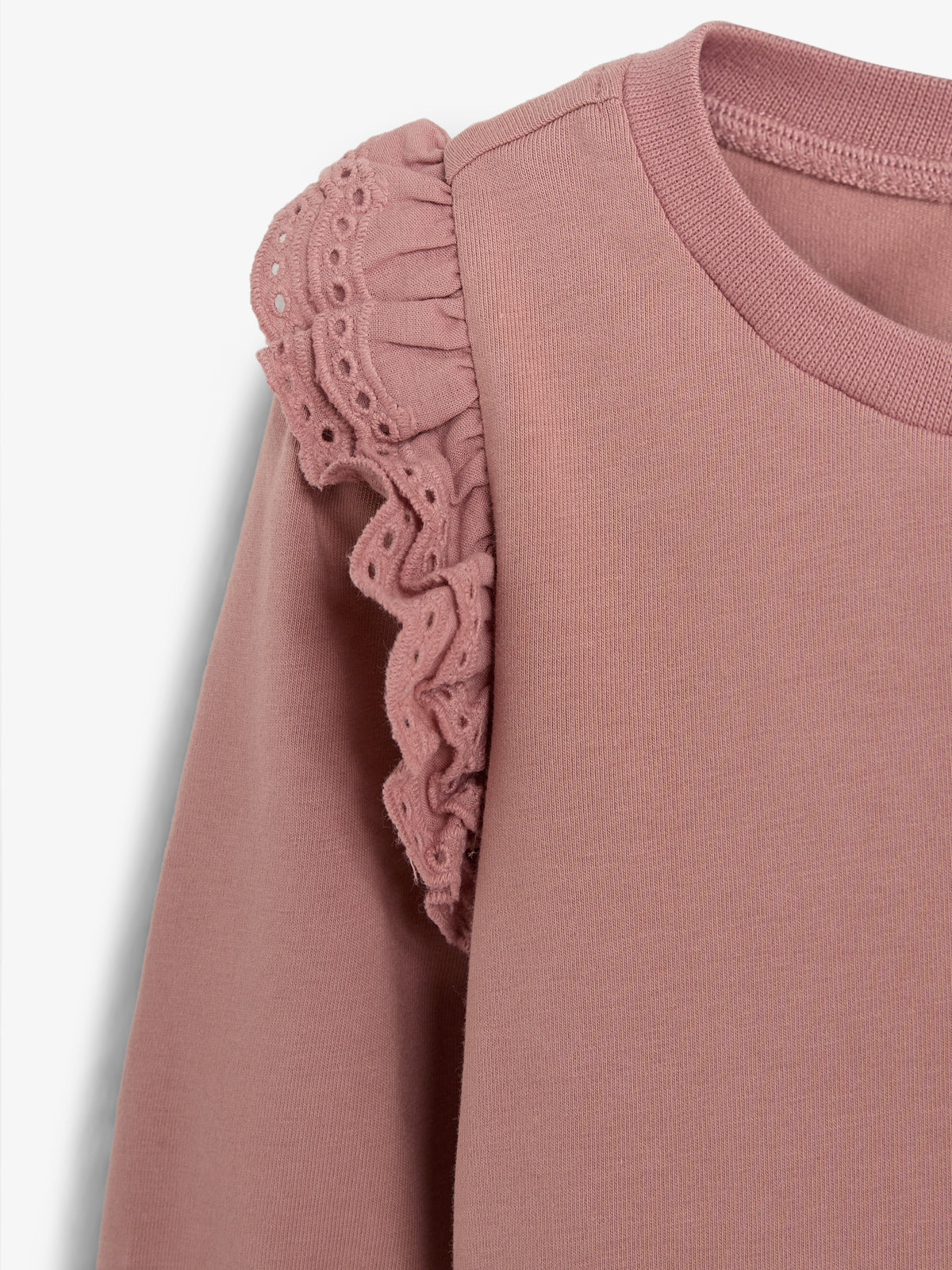 Jersey blouse met kraagje - Little - Dusty Rose