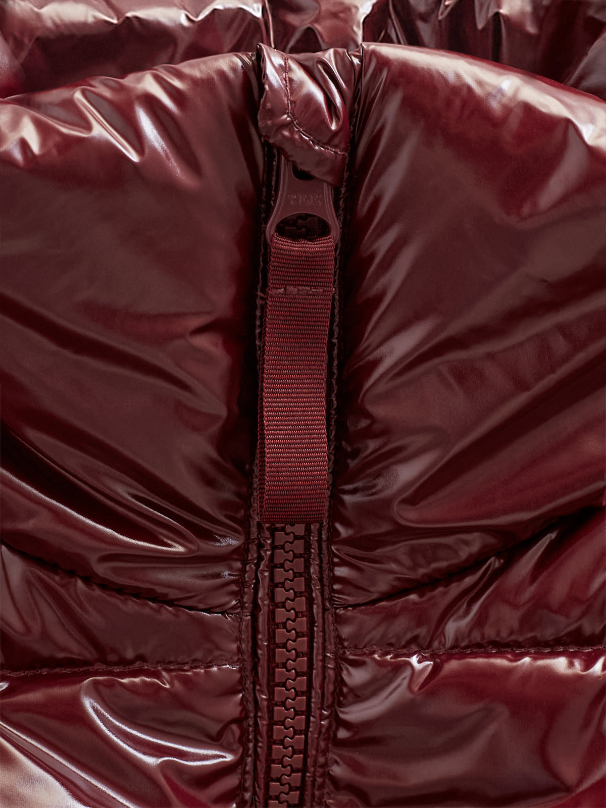 Glimmende Pufferjas - Tween - Burgundy | 100531 Violet