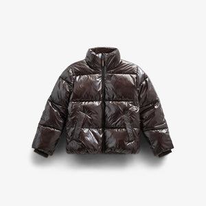 Glimmende Pufferjas - Tween - Chocolate | 100532 Violet
