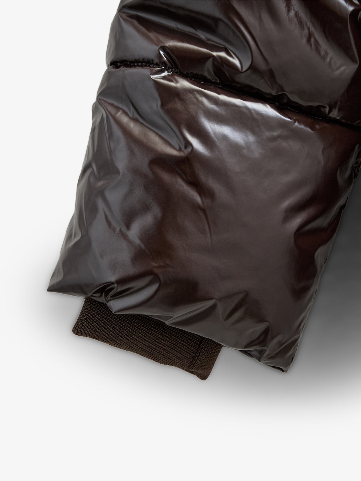 Glimmende Pufferjas - Tween - Chocolate | 100532 Violet