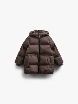 Winterjas met koord - Tween - Chocolate | 100537 Elenor