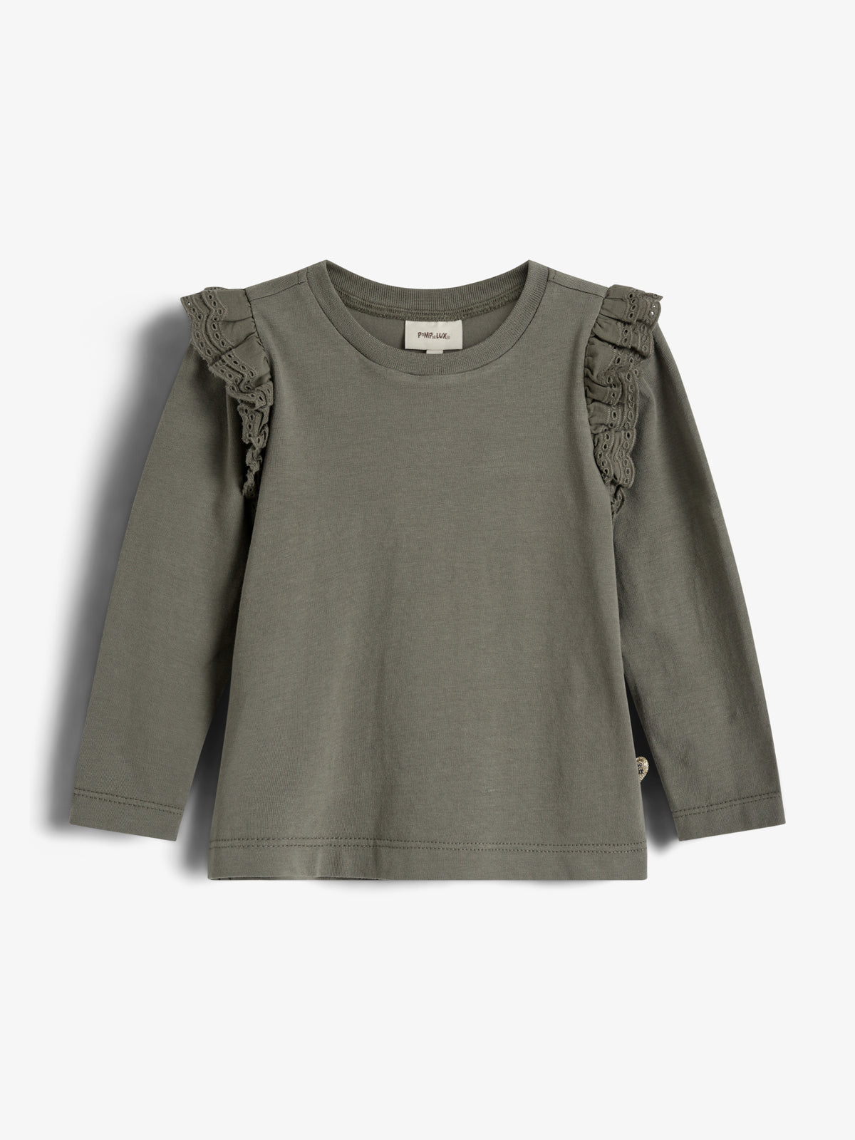 Jersey blouse met kraagje - Little - Green