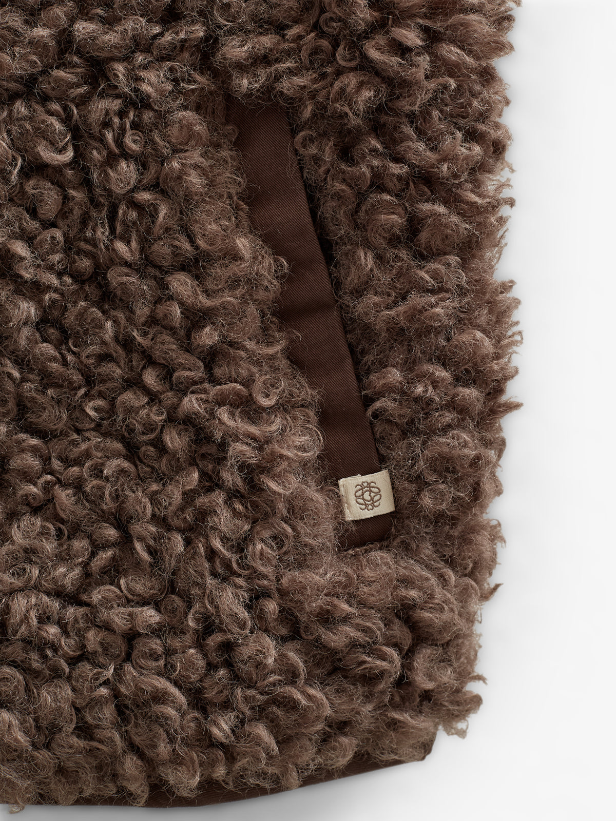 Bodywarmer van imitatiebont- Tween - Chocolate | 100553 Ellie