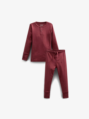 Jersey pyjama - Kids - Burgundy | 100554 Bangkok