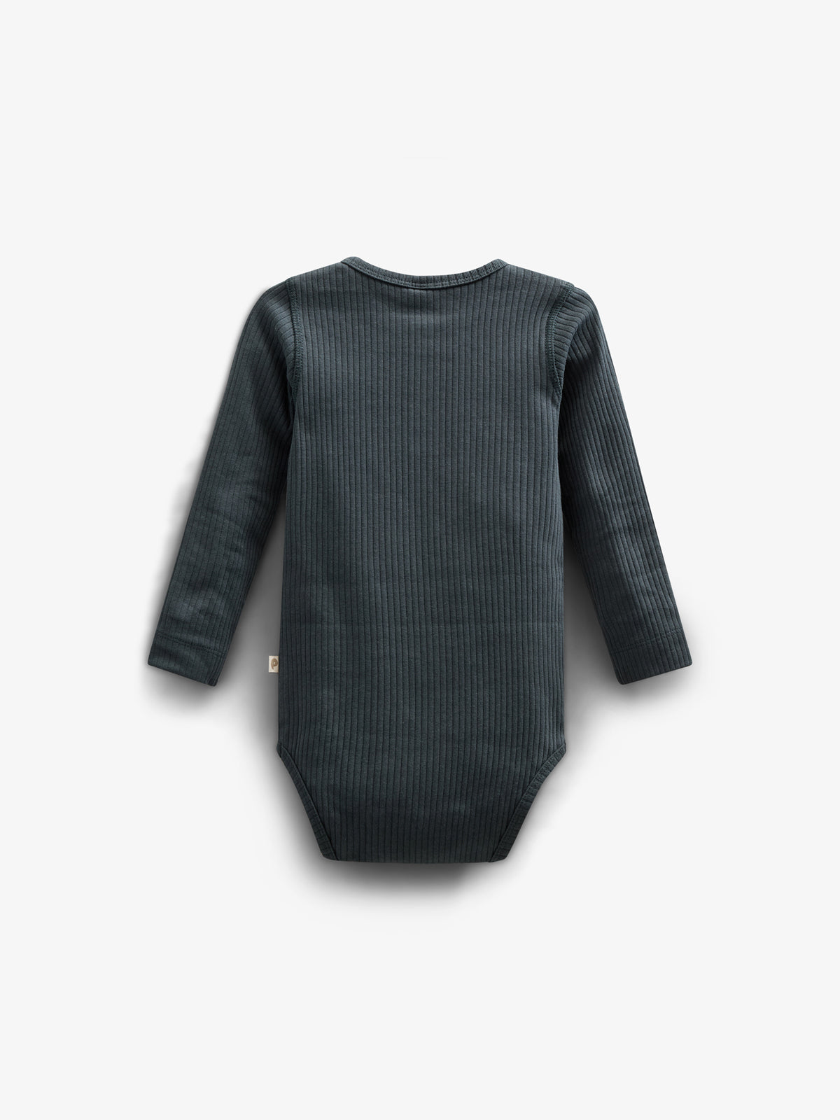Katoenen ribbody met lange mouwen - Kids - Forest Green | 100560 Manson