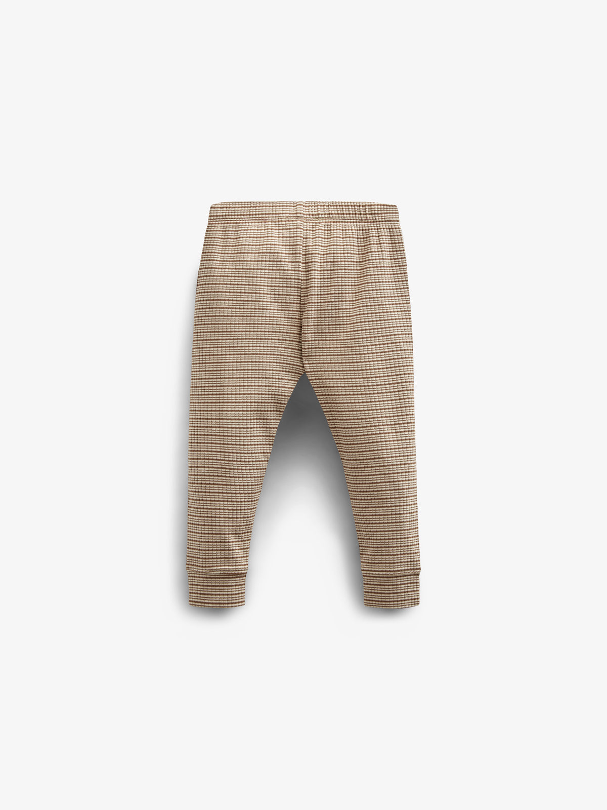 Katoenen ribbroek - Kids - Coffee Stripe | 100571 Manson