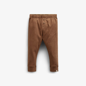 Katoenen ribbroek - Kids - Coffee | 100573 Manson