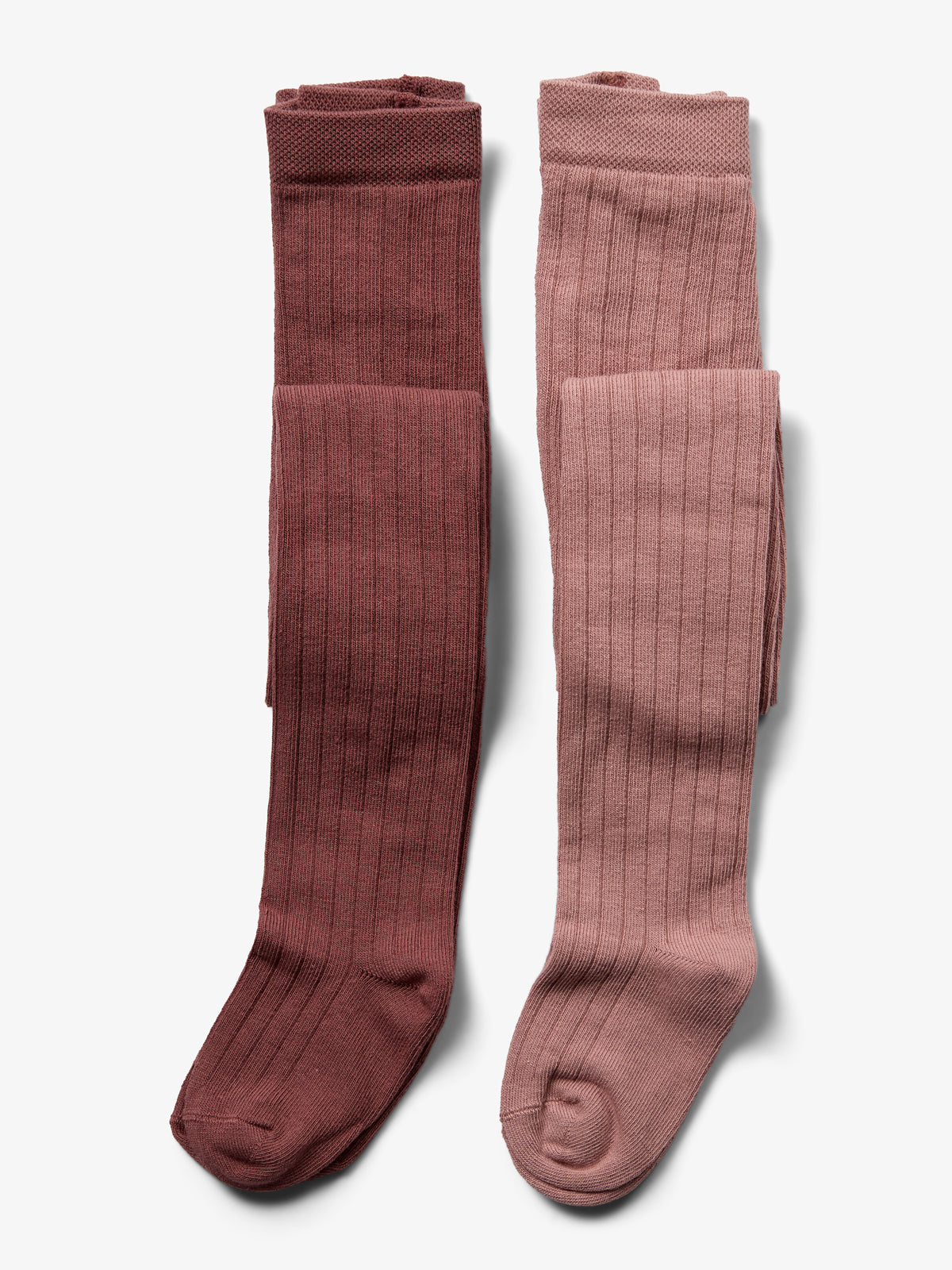 2-pak panty's - Little - Dusty Rose /Dark Rose