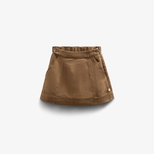 Rok van imitatie suède - Kids - Coffee | 100592 Selene