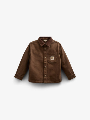 Twill overhemd - Tween - Chocolate | 100611 Carter